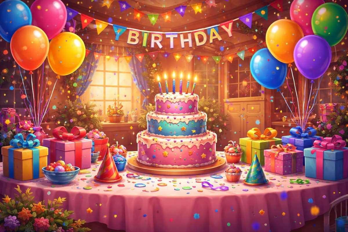 Birthday Party birthday card theme