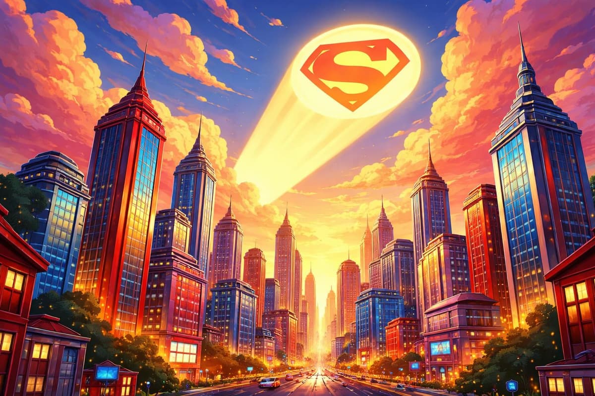 Superhero Day birthday card theme