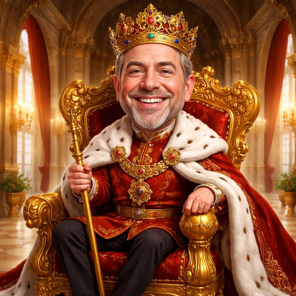 Royal Throne karikatur