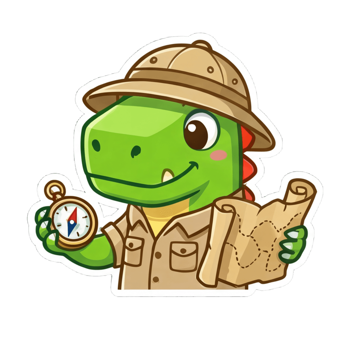 Dino mascot helper